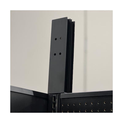 18 in. H X 4 in. W X 5 in. D Black Metal Mini I Beam Display