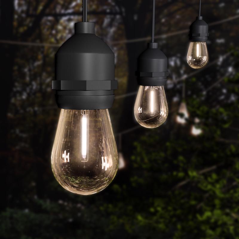 Feit LED String Lights w/Remote Control Multicolored 24 ft. 12 lights