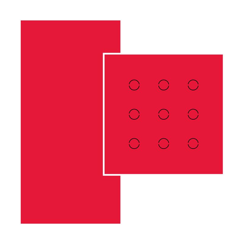 Red Backer Paper 94 in. H X 46 in. W