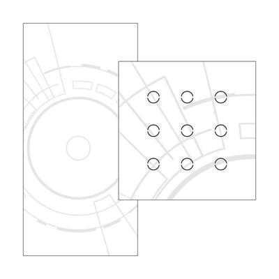 Gray Backer Paper 94 in. H X 46 in. W