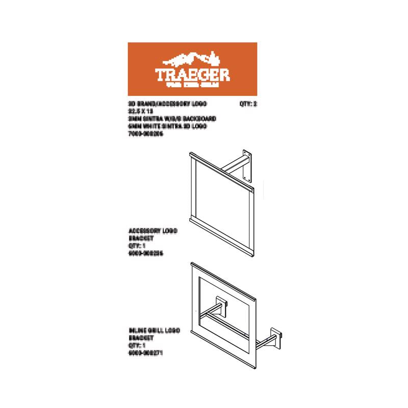 Standard L&G/Outdoor Living Sign Kit Elevate Traeger Brand Kit