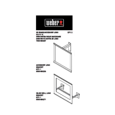 Standard L&G/Outdoor Living Sign Kit Elevate Weber Brand Kit