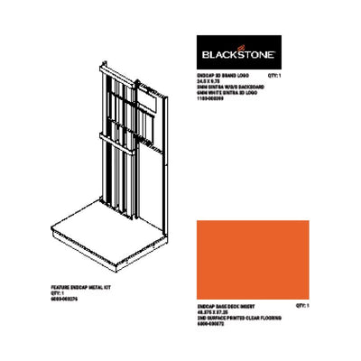 Standard L&G/Outdoor Living Sign Kit Elevate Blackstone Feature Endcap Kit