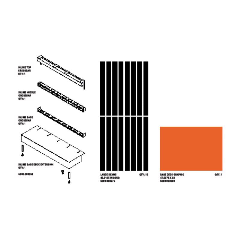 Standard L&G/Outdoor Living Sign Kit Elevate Blackston 4ft Grill Decor Kit