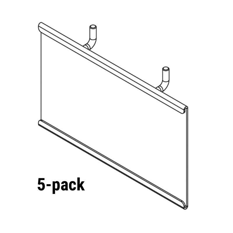 Black Metal Sign Holder 3.5 in. H X 6 in. L