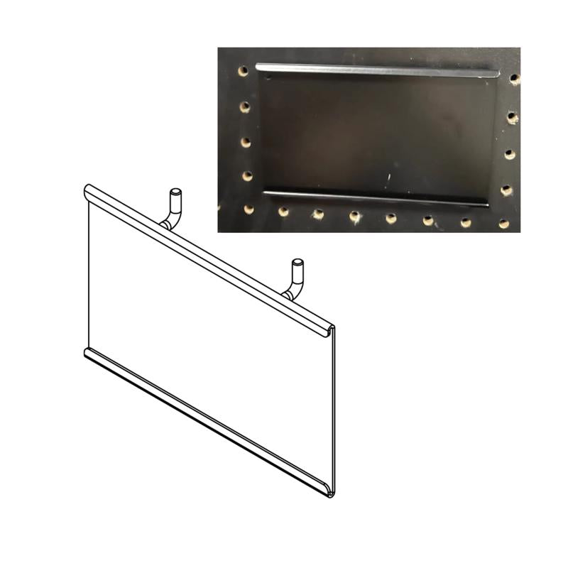 Black Metal Sign Holder 3.5 in. H X 6 in. L
