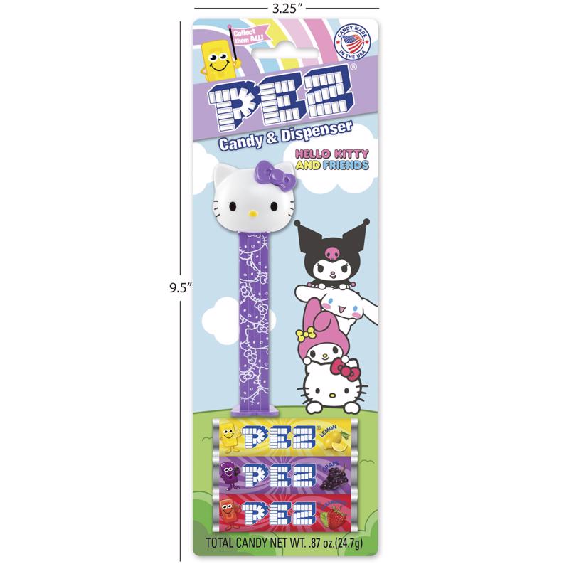 PEZ Hello Kitty Assorted Candy and Dispenser 0.87 oz