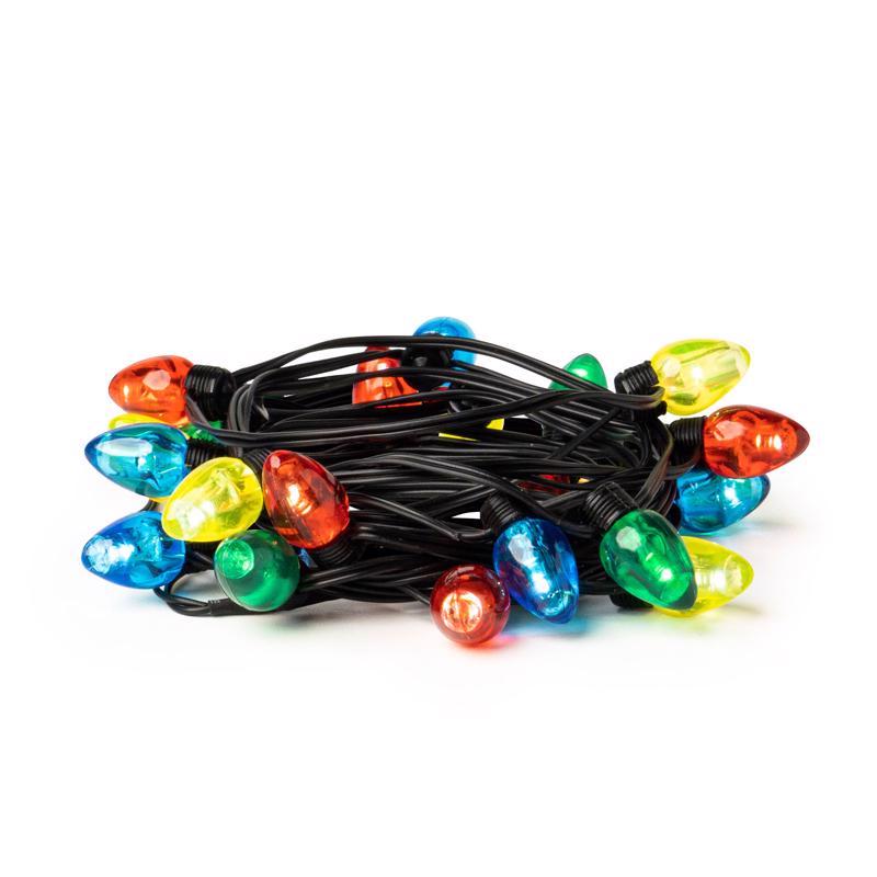 Lotsa Lites LED Multicolored 20 ct String Light String 9 ft.
