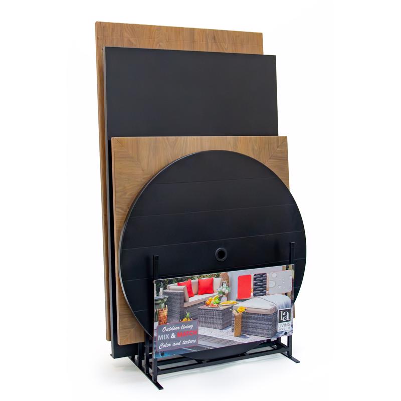Black Tabletop Display Metal