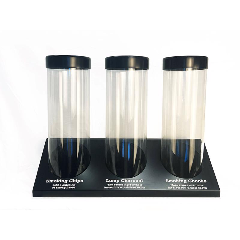 18 in. H X 24 in. W X 9 in. D Black Metal Fuel Display Display