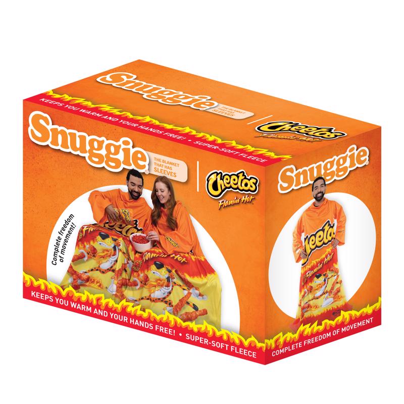 Snuggie Cheetos Flaming Hot Blanket Polyster