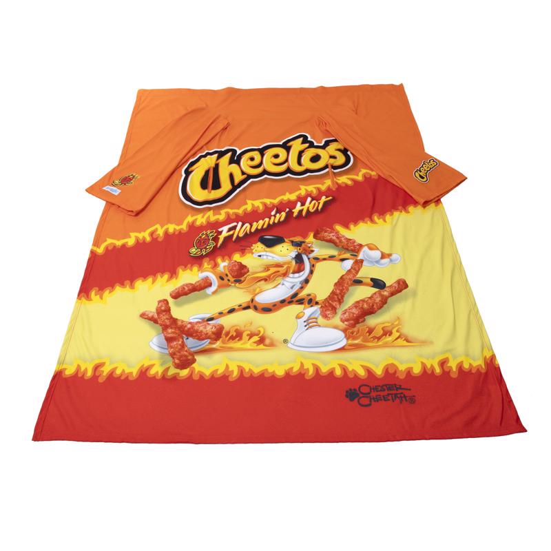Snuggie Cheetos Flaming Hot Blanket Polyster