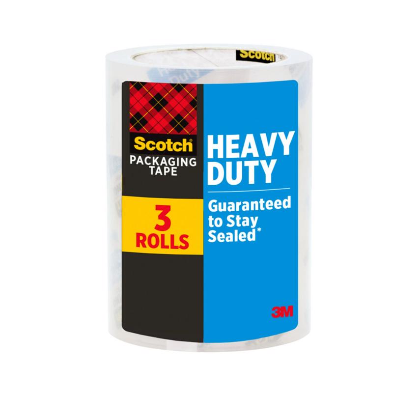 Scotch 1.88 in. W X 38.2 yd L Heavy Duty Packaging Tape 3 pk