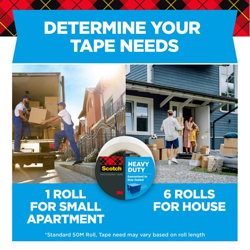 Scotch 1.88 in. W X 38.2 yd L Heavy Duty Packaging Tape 3 pk