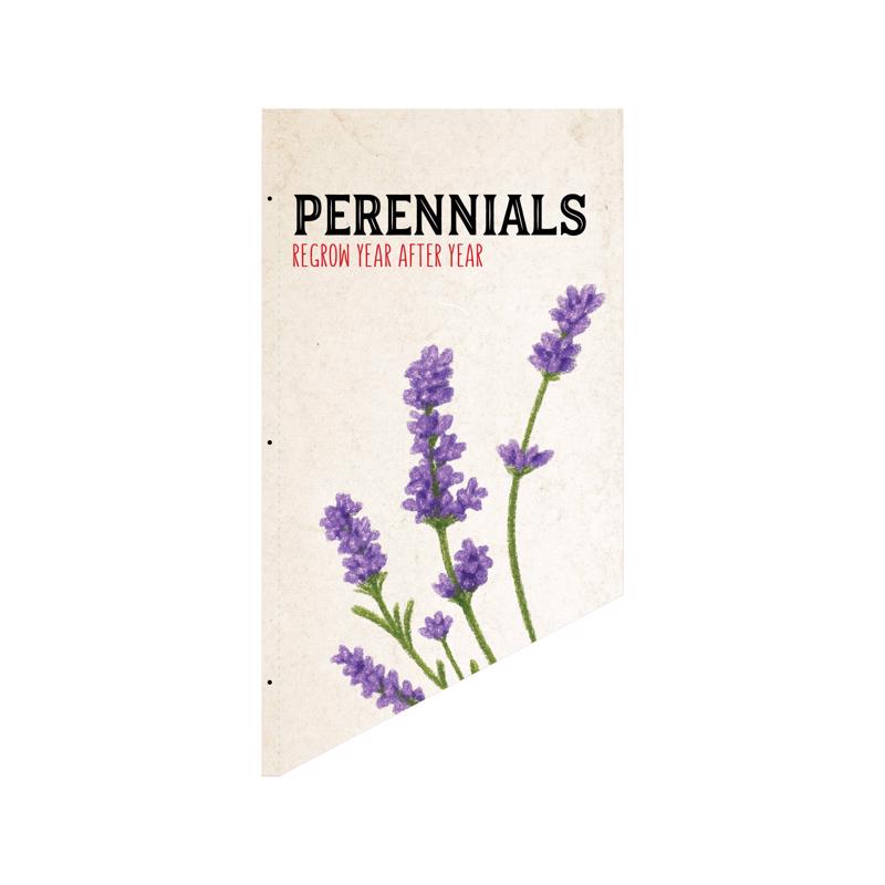 Standard L&G/Outdoor Living Sign Kit Live Goods Banner - Perennials