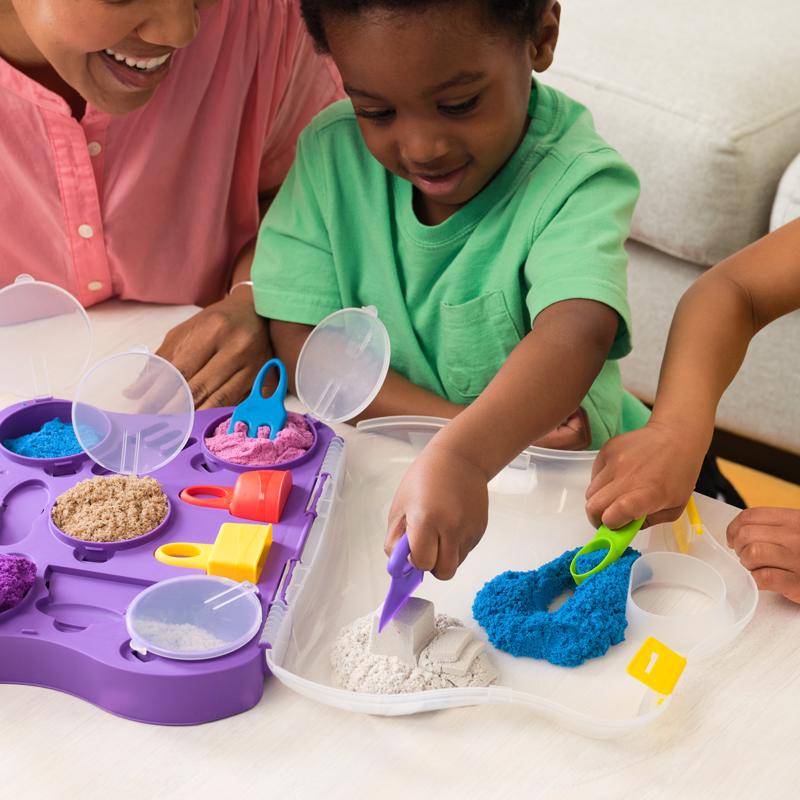 Spin Master Mallette Multi-Sables Kinetic Sand Assorted