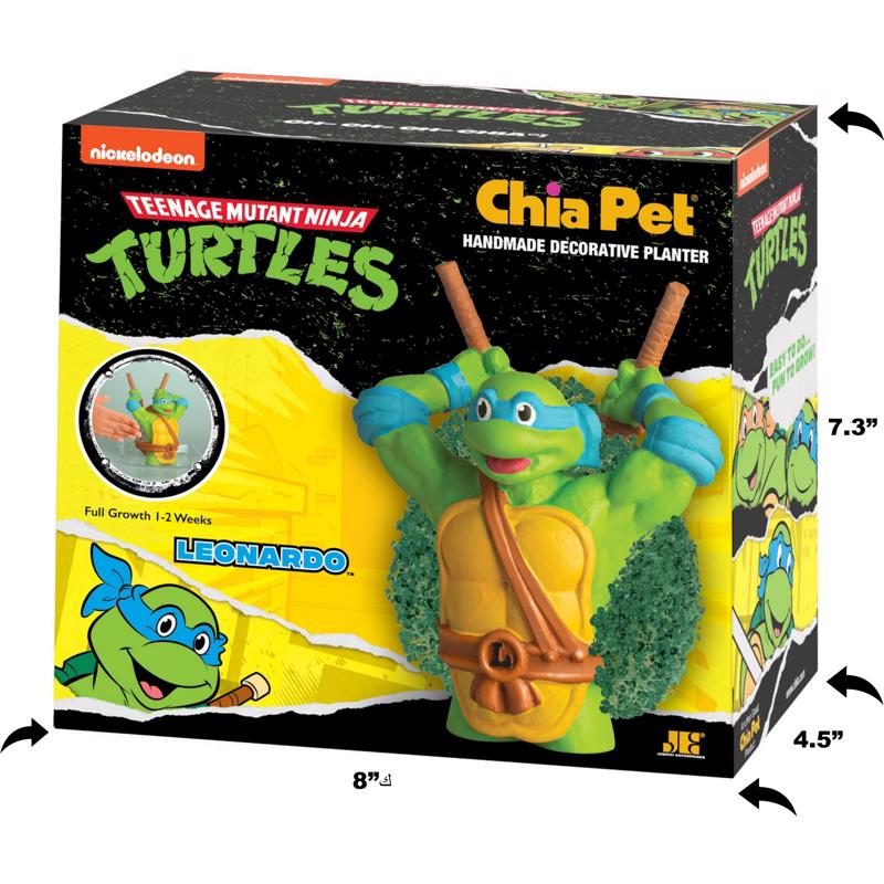 Chia Pet Teenage Mutant Ninja Turtle Decorative Planter Clay