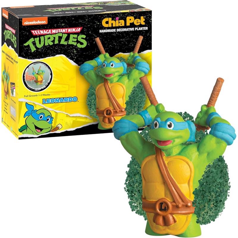 Chia Pet Teenage Mutant Ninja Turtle Decorative Planter Clay