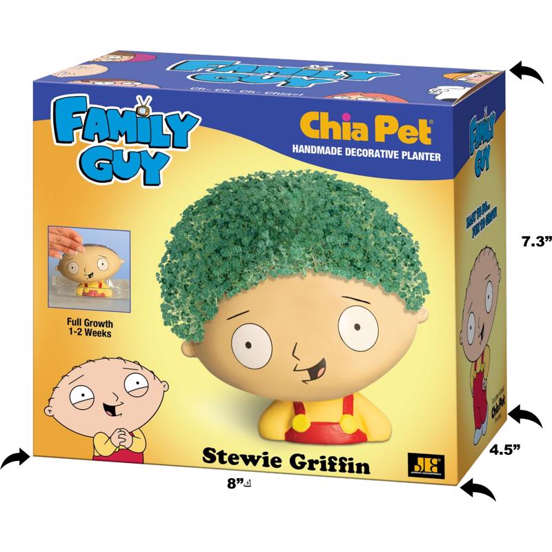 Chia Pet Family Guy Stewie Griffin Decorative Planter Clay