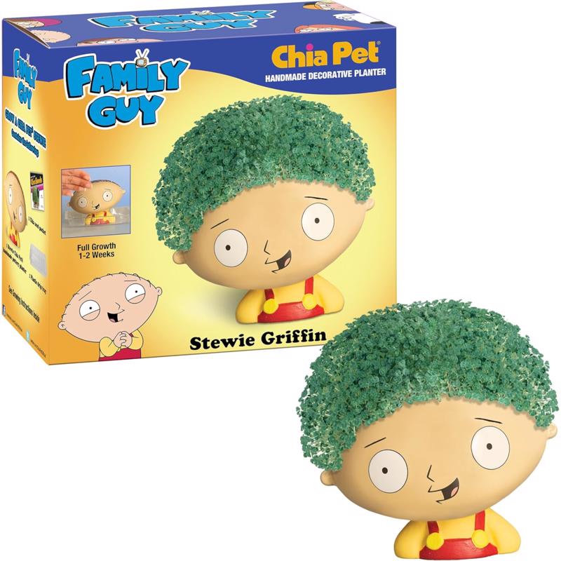Chia Pet Family Guy Stewie Griffin Decorative Planter Clay