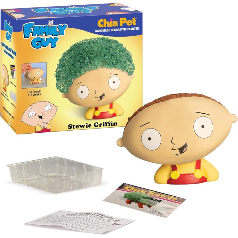 Chia Pet Family Guy Stewie Griffin Decorative Planter Clay