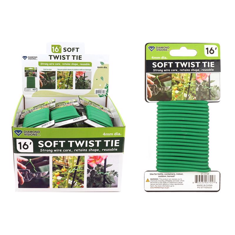Diamond Visions Soft Twist Tie Rubber