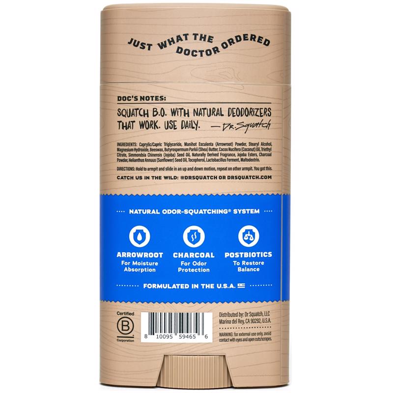 Dr. Squatch Deodorant 2.65 oz