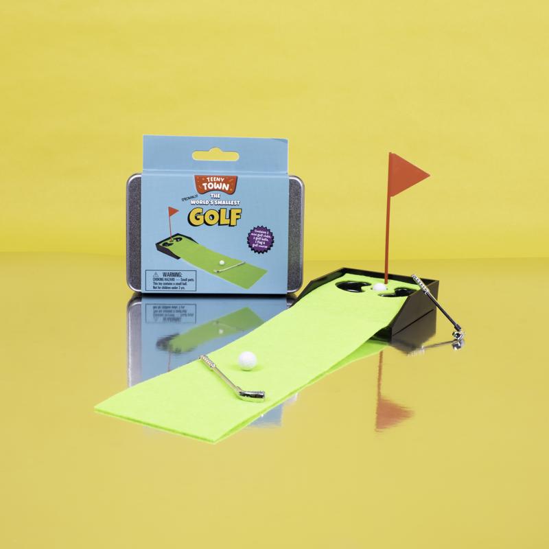 Fizz Teeny Town Golf Game Toy Multicolored