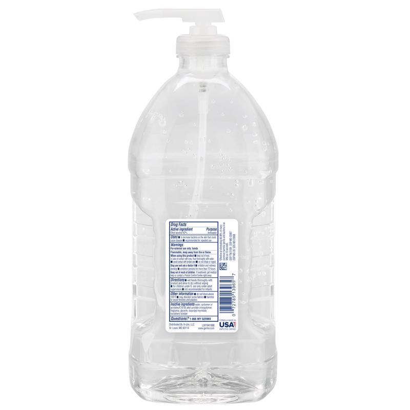 Germ-X Unscented Scent Gel Hand Sanitizer 67.6 oz