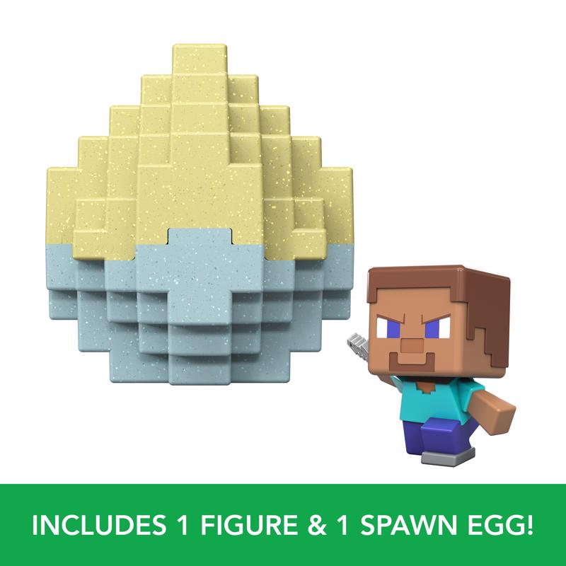 Minecraft Mini Mode Spawn Egg Action Figures Assorted