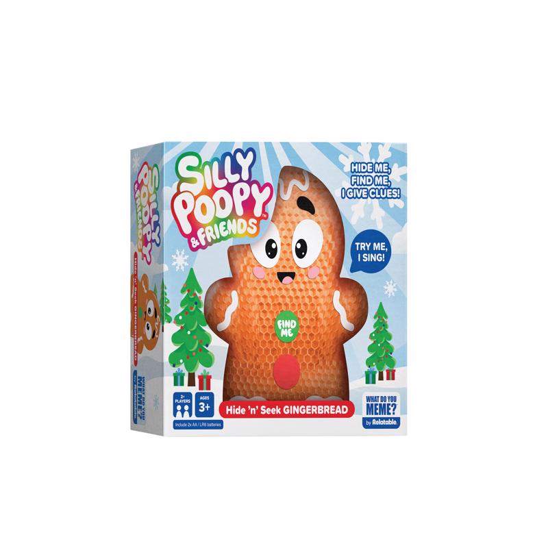 Silly Poopy Hide & Seek Gingerbread Toy Orange