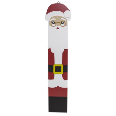 Dyno Multicolored Santa & Snowman Porch Sign 40 in.