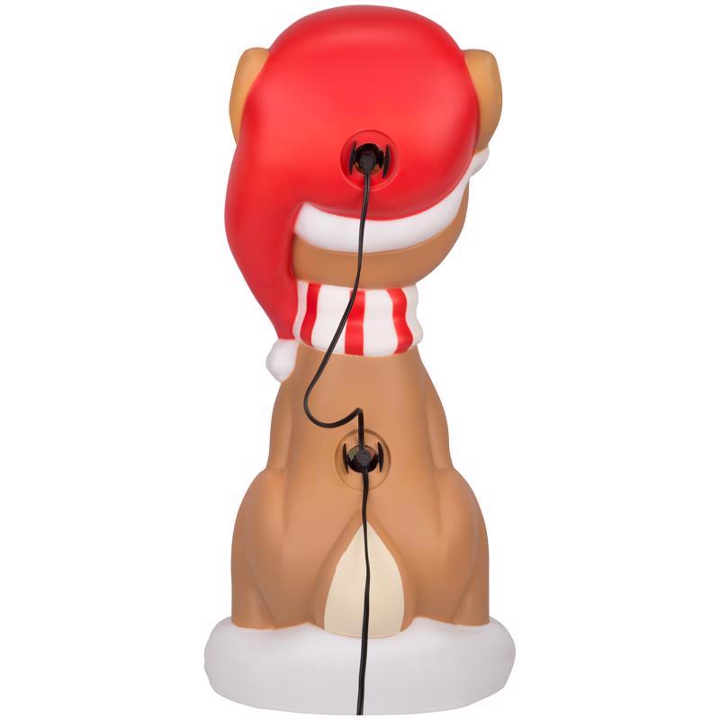 Rudolph LED Rudolph with Christmas Tree 24 in. Blow Mold