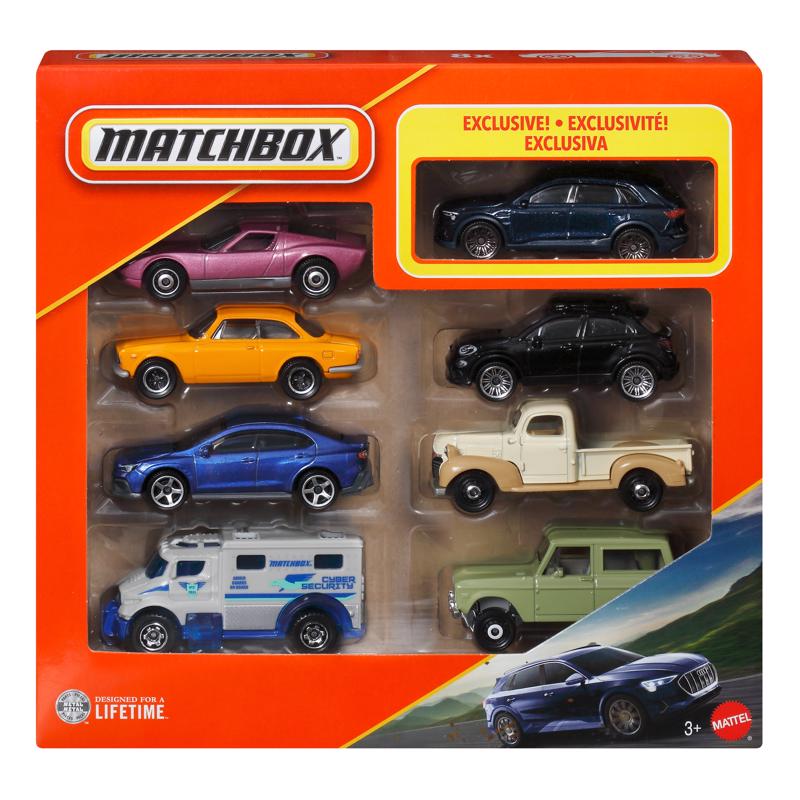 Matchbox 1:64 Scale Die-Cast Toy Cars Assorted 8 pc
