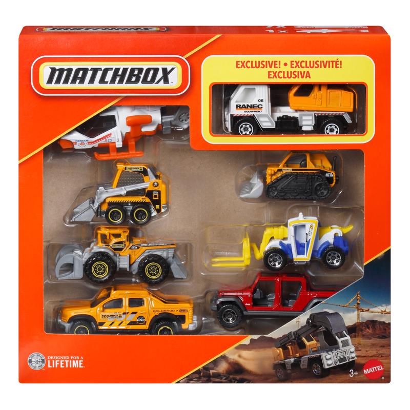 Matchbox 1:64 Scale Die-Cast Toy Cars Assorted 8 pc
