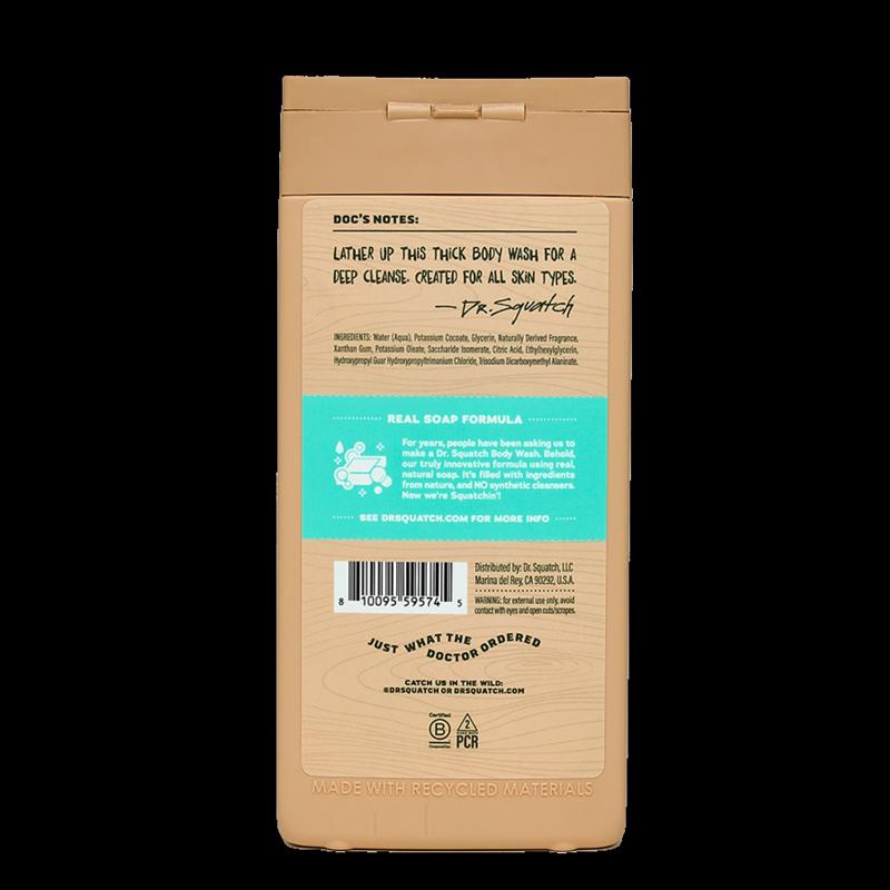 Dr. Squatch Scent-Lock Coconut Castaway Scent Body Wash 14 fl. oz.