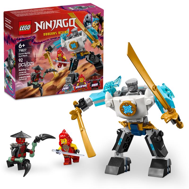 LEGO Ninjago Zane's Battle Suit Mech Building Set Multi 92 pc