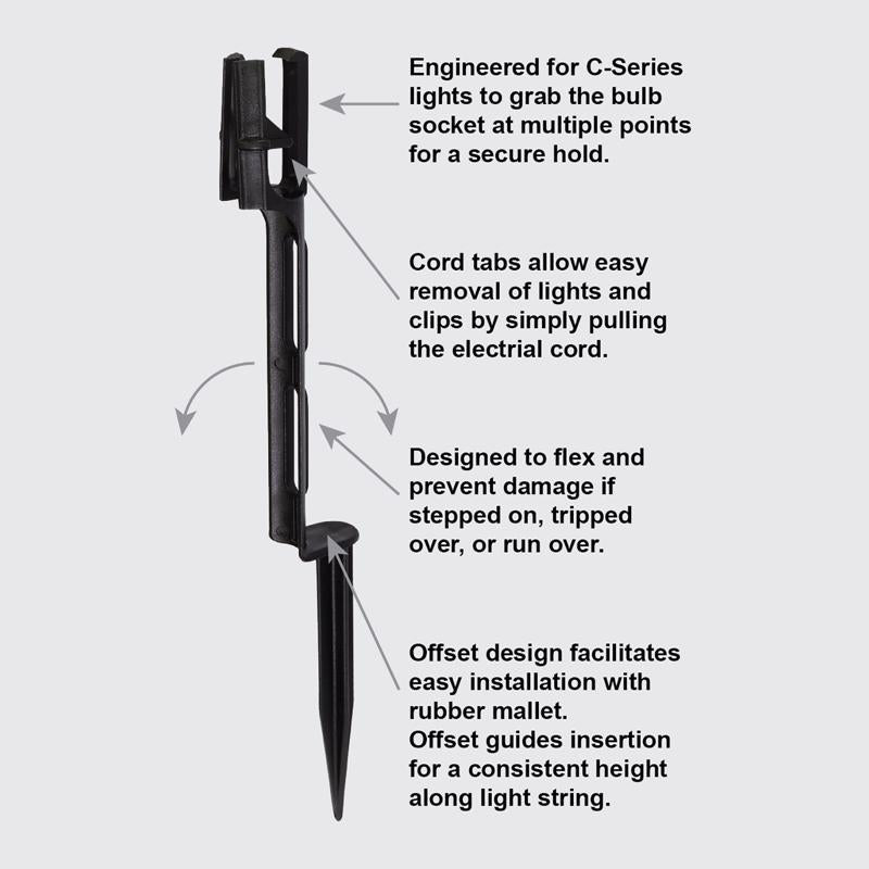 Dyno 11 in. Titan Pro Light Clip Stakes 25 pk