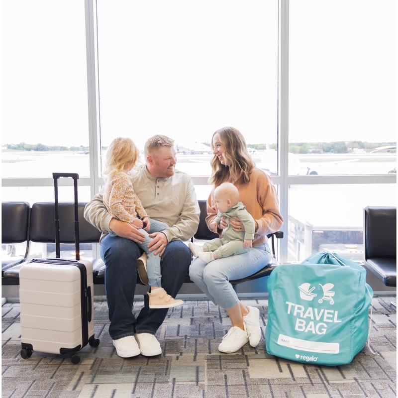 Regalo Baby Turquoise Travel Bag 16.5 in. H X 34.5 in. W