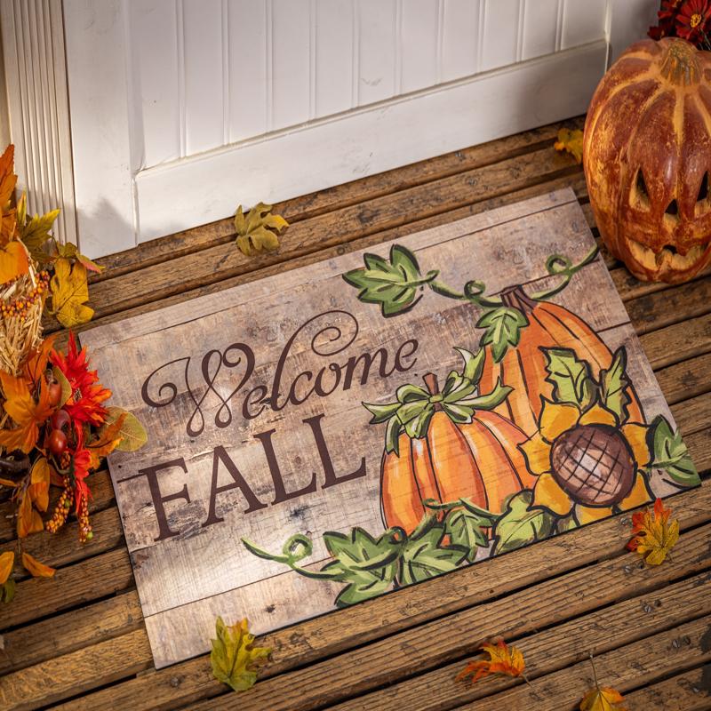 Gerson 30 in. Harvest Doormat Fall Decor