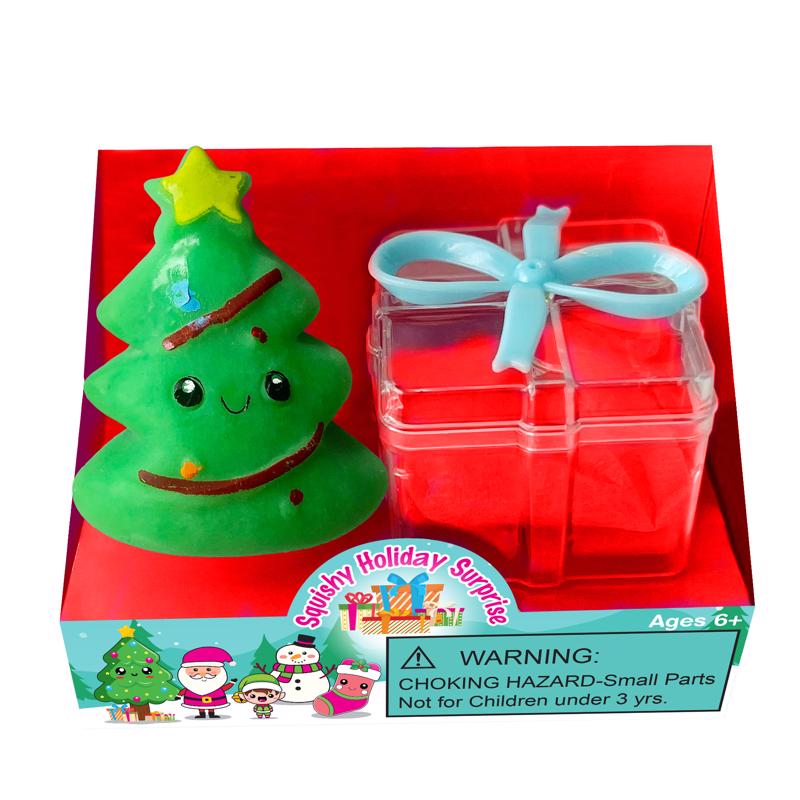 Zorbitz Holiday Surprise Squishy Fidget Toy Multicolored