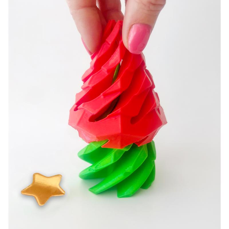 Zorbitz Twiddle Twiddle Twister Fidget Toy Pink/Red