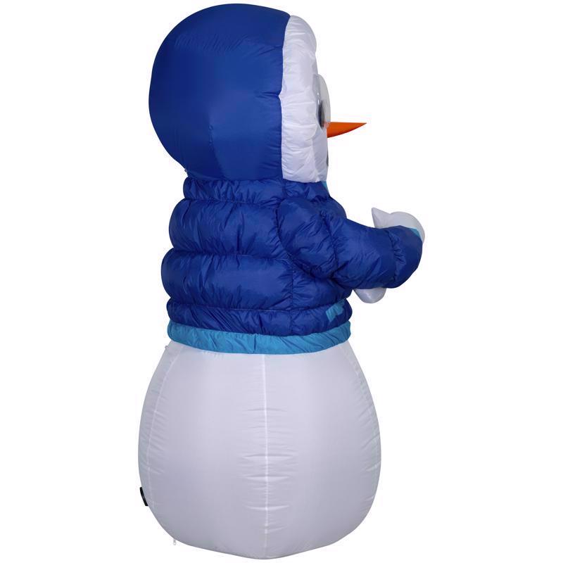 Gemmy Airblown LED Animated Shivering Snowman 6 ft. Inflatable