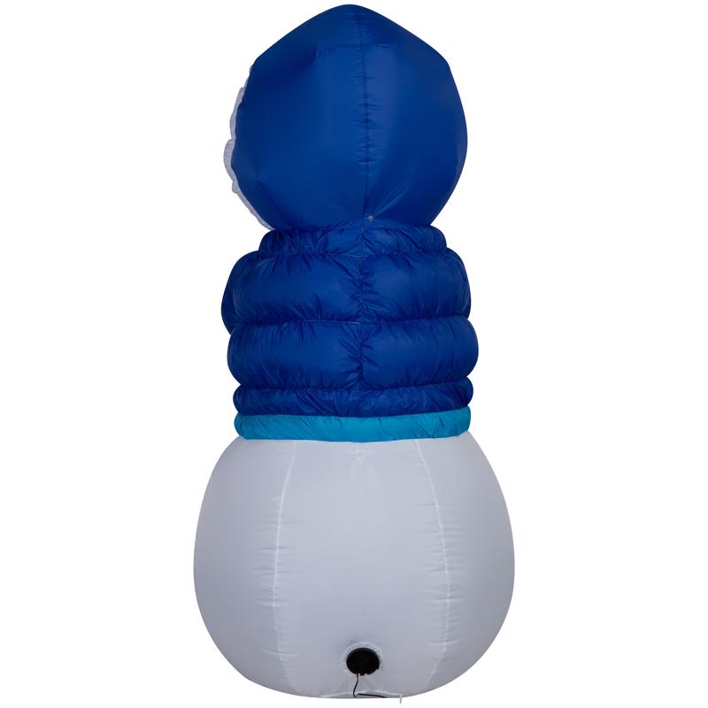 Gemmy Airblown LED Animated Shivering Snowman 6 ft. Inflatable