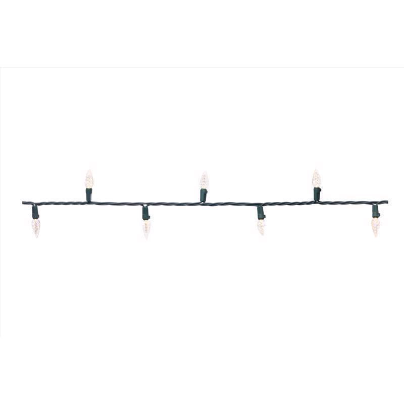 Celebrations Classic LED C6 Warm White 100 ct String Christmas Lights 24.75 ft.