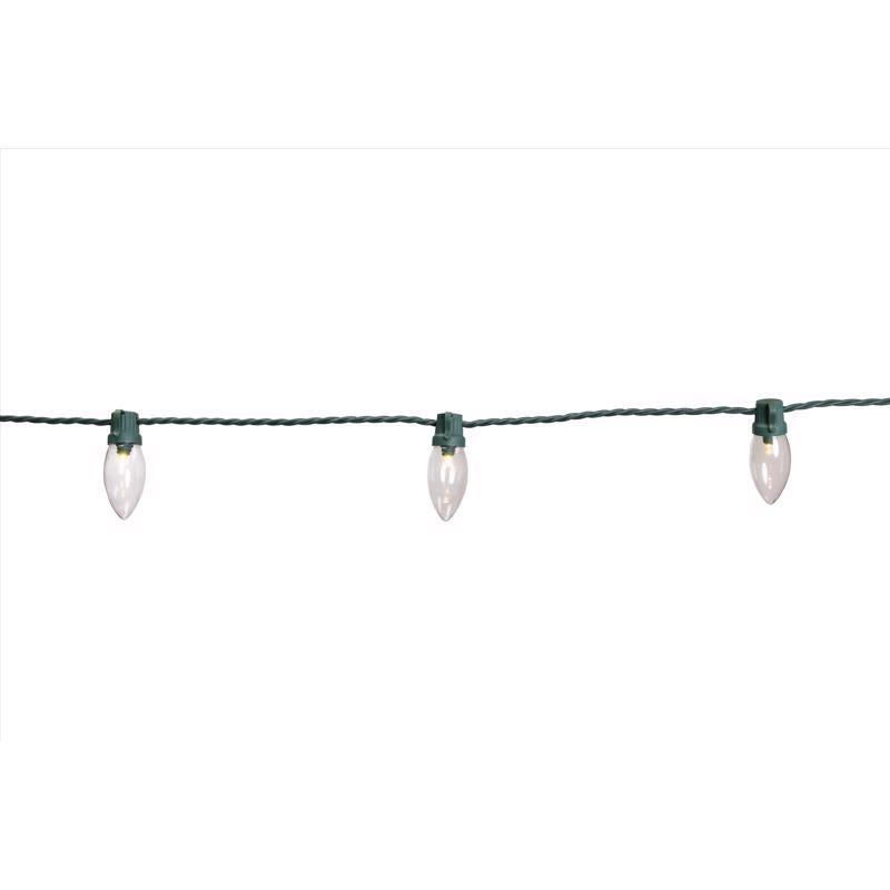 Celebrations Classic LED C9 Warm White 25 ct String Christmas Lights 16 ft.