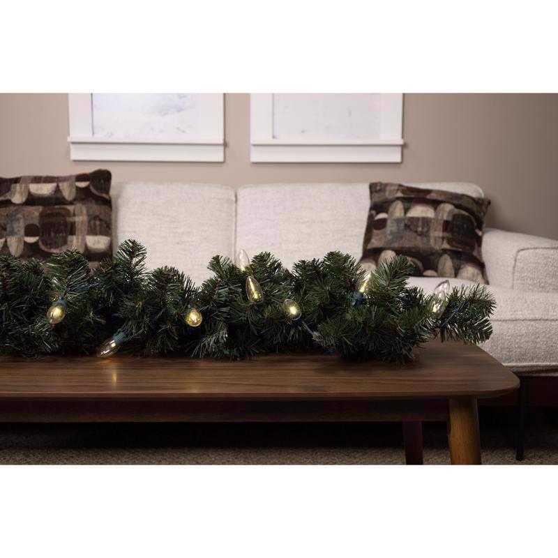 Celebrations Classic LED C9 Warm White 25 ct String Christmas Lights 16 ft.