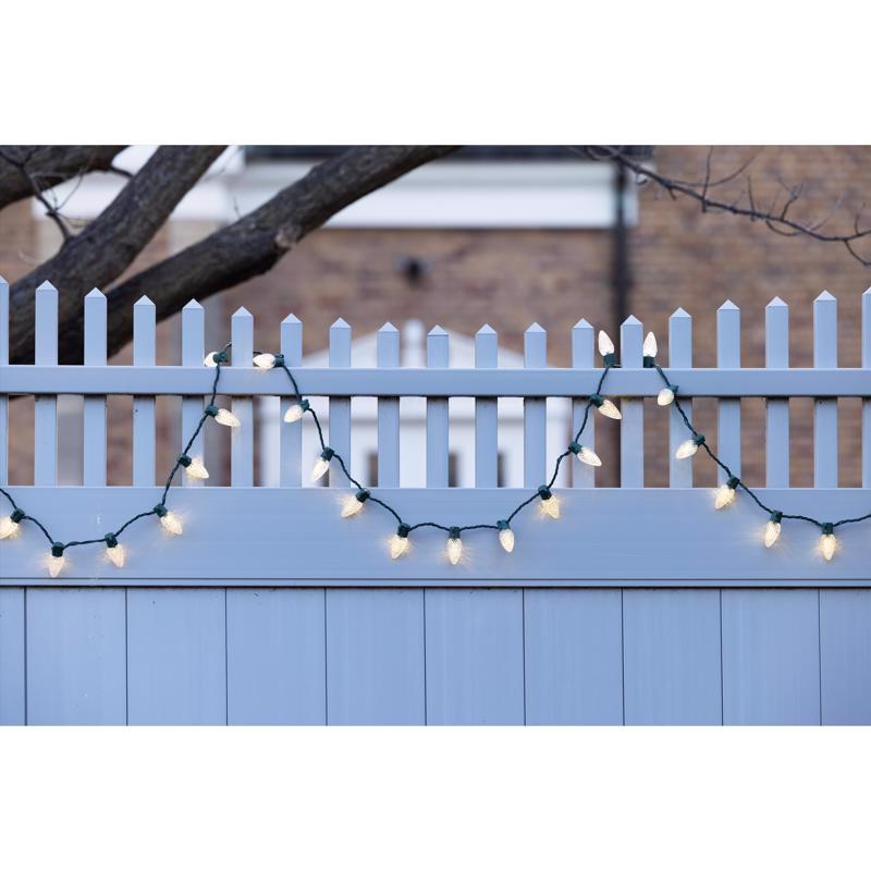 Celebrations Classic LED C9 Warm White 75 ct String Christmas Lights 49 ft.