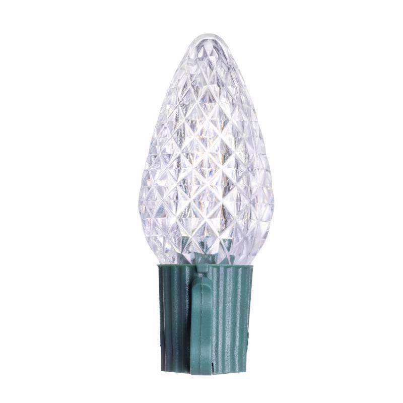 Celebrations Classic LED C9 Pure White 75 ct String Christmas Lights 49 ft.