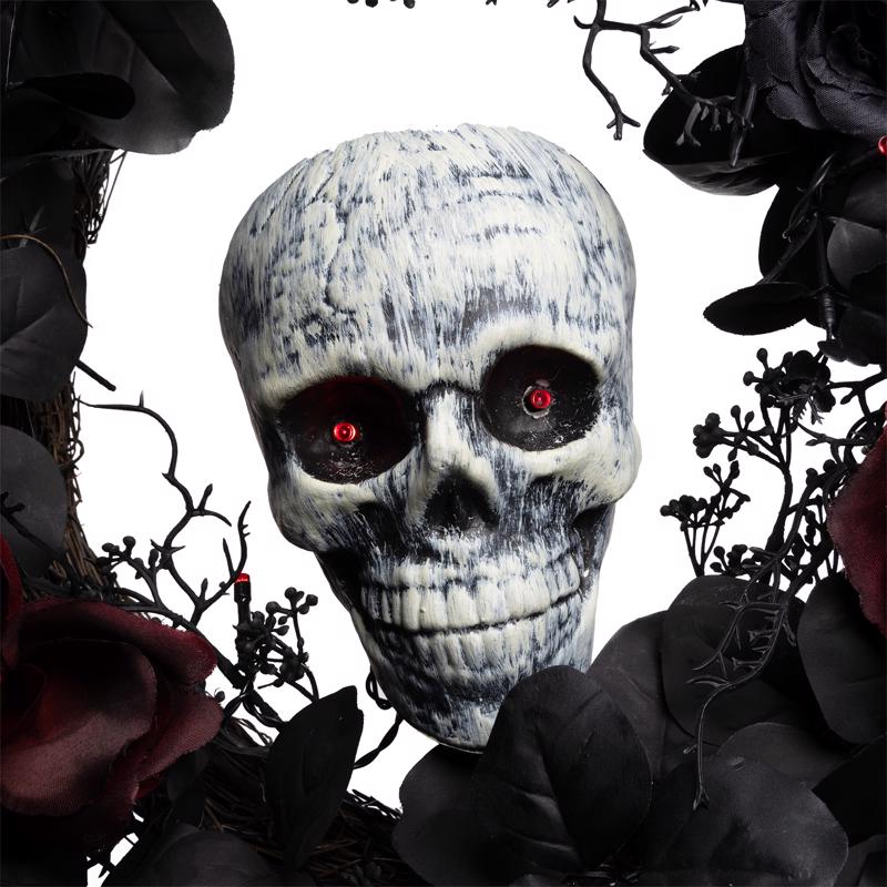 Celebrations 24 in. LED Wreath Halloween Decor